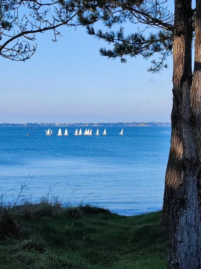 Le 3 Appartement Vue Mer Avec Jardin 100M De La Plage Et De La Thalasso Concarneau Kültér fotó